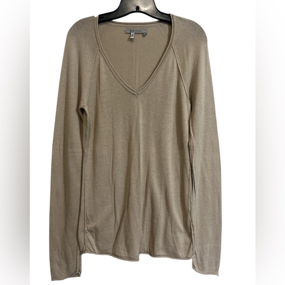 TEX by Max Azria Tan Sweater/ Blouse Size M